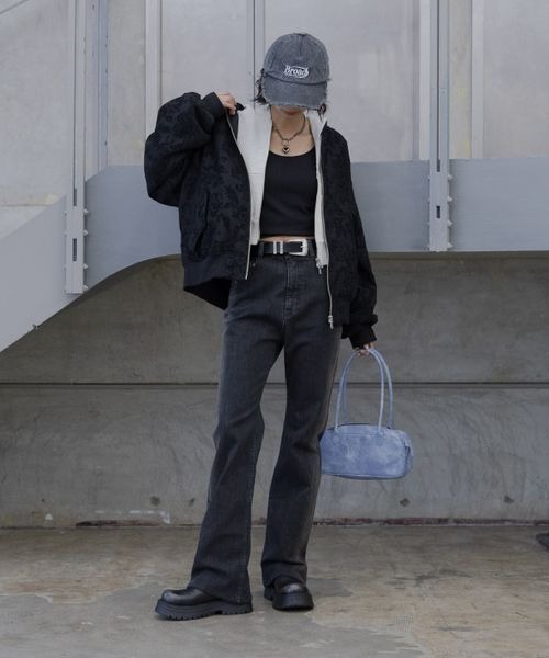 PAGEBOY(ページボーイ)の「ロングハンドルボストン(ボストンバッグ・レディース・ブラック/ブルー・FREE)」の5枚目の写真