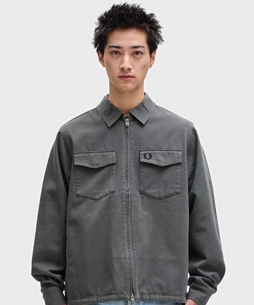 FRED PERRY ジップシャツ シップス SHIPS 【SHIPS別注】FRED PERRY: 中綿 ジップ シャツ