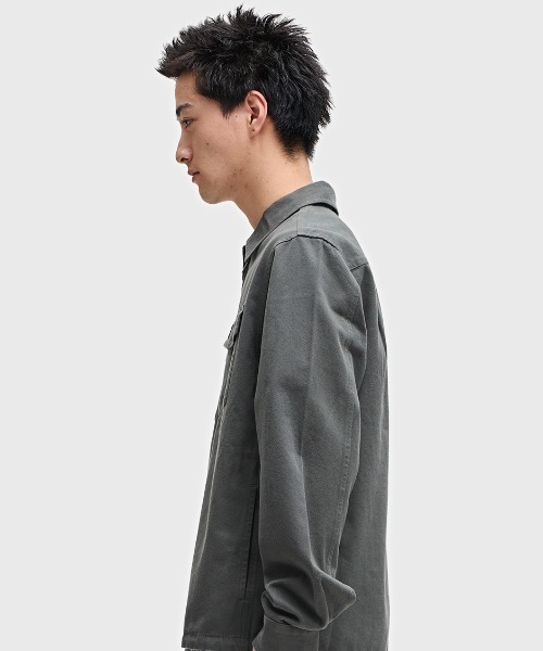 FRED PERRY ツイルジップオーバーシャツ セール】Twill Zip-Through Overshirt／ツイルジップオーバー
