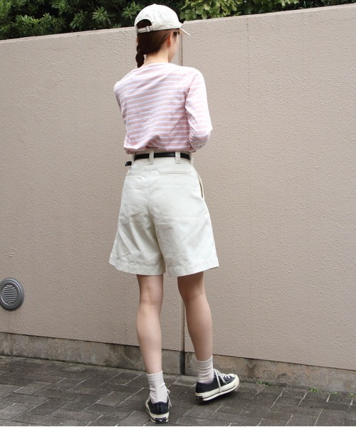 ORCIVAL（オーシバル）の「ORCIVAL/オーシバル　ボートネックロングスリーブプルオーバー　ボーダー　BOATNECK LONGSLEEVE P.O. BORDER　OR-C0414 BFJ（Tシャツ/カットソー・レディース・グレー/ラベンダー/チャコールグレー/ピンク・2）」の16枚目の写真