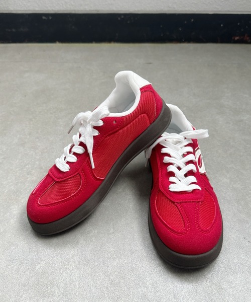 Teem Store(チームストア)の「バイカラートレーナースニーカー(スニーカー・レディース・ホワイト/ネイビー/レッド・L/M/S)」の16枚目の写真