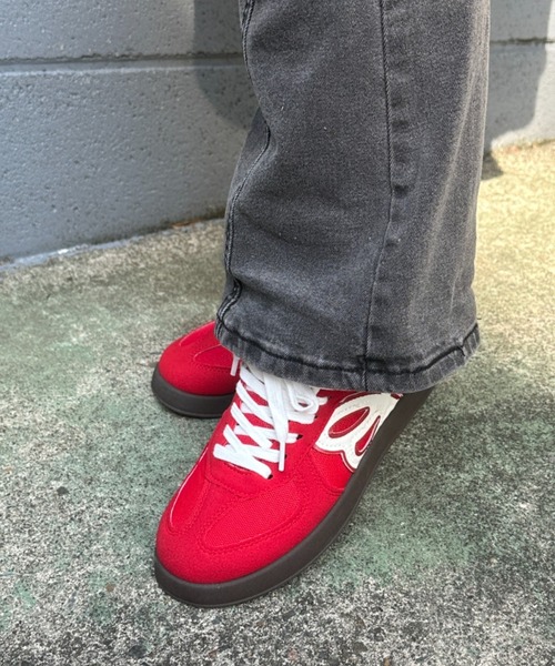 Teem Store(チームストア)の「バイカラートレーナースニーカー(スニーカー・レディース・ホワイト/ネイビー/レッド・L/M/S)」の21枚目の写真