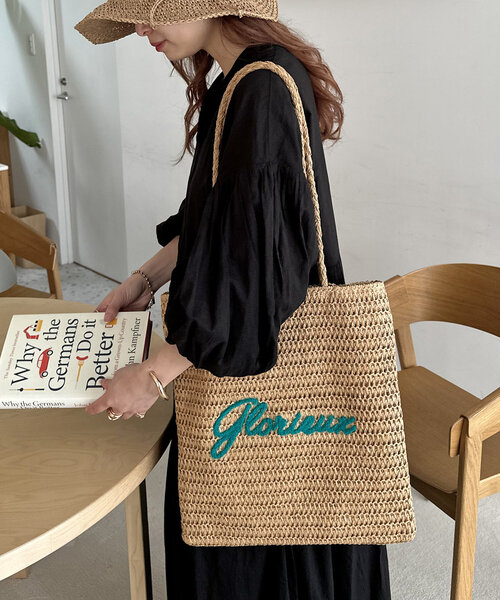 雑材サガラ刺繍トートバッグ（トートバッグ）｜DISCOAT（ディスコート