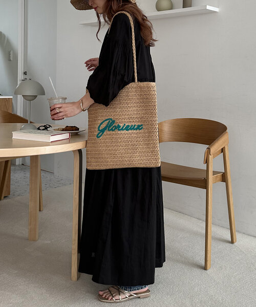 雑材サガラ刺繍トートバッグ（トートバッグ）｜DISCOAT（ディスコート