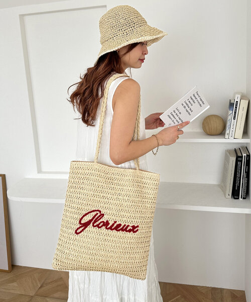 雑材サガラ刺繍トートバッグ（トートバッグ）｜DISCOAT（ディスコート