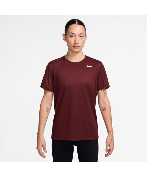 NIKE（ナイキ）の「ナイキ NIKE ナイキ  DF RLGD LBR S/S Tシャツ（Tシャツ/カットソー・レディース・ボルドー/スモークピンク・S/M/L/XL）」の2枚目の写真