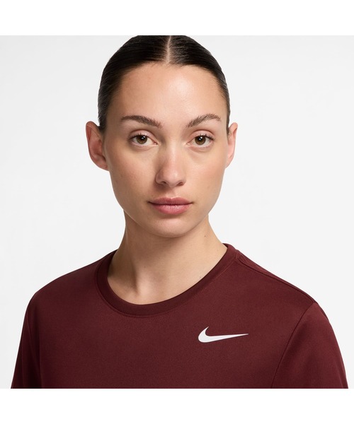 NIKE（ナイキ）の「ナイキ NIKE ナイキ  DF RLGD LBR S/S Tシャツ（Tシャツ/カットソー・レディース・ボルドー/スモークピンク・S/M/L/XL）」の6枚目の写真