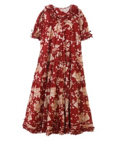 新品・未使用♡ピンクハウス♡クリームソーダ－プリント♡段々フリルの