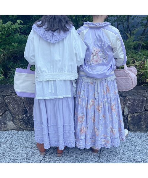 PINK HOUSE（ピンクハウス）の「桜Teddyプリントワンピース