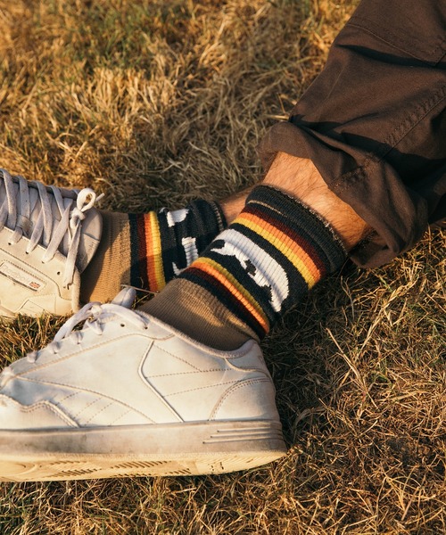 KAVU（カブー）の「KAVU/カブー MOONWALK/ムーンウォーク（ソックス/靴下・メンズ・C/I/G/B/K/J/H/A/F/E・FREE）」の3枚目の写真