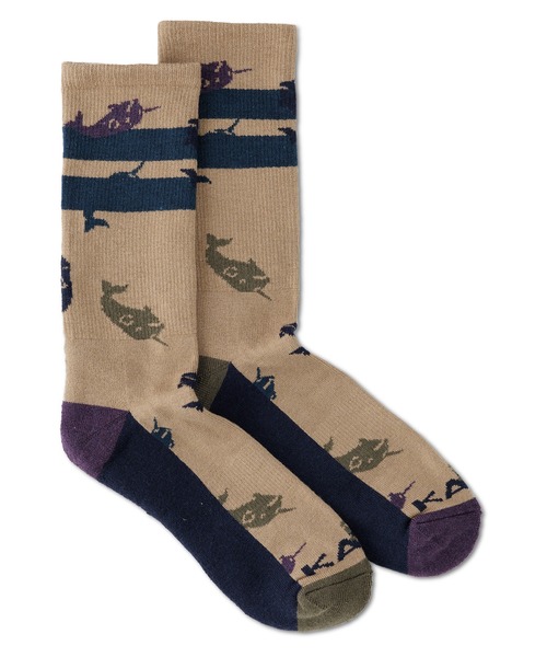 KAVU（カブー）の「KAVU/カブー MOONWALK/ムーンウォーク（ソックス/靴下・メンズ・C/I/G/B/K/J/H/A/F/E・FREE）」の4枚目の写真