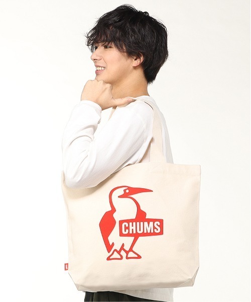CHUMS(チャムス)の「【CHUMS/チャムス】 Booby Canvas Tote(トートバッグ・メンズ・その他1/ブラック×ホワイト/ブラック/ミント/レッド/ブラウン・FREE)」の9枚目の写真