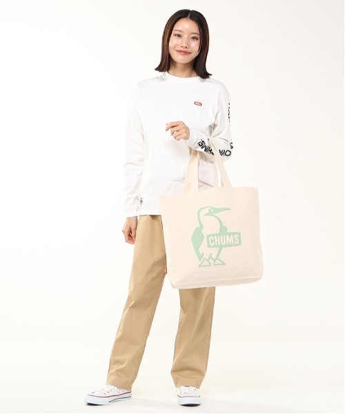 CHUMS(チャムス)の「【CHUMS/チャムス】 Booby Canvas Tote(トートバッグ・メンズ・その他1/ブラック×ホワイト/ブラック/ミント/レッド/ブラウン・FREE)」の22枚目の写真