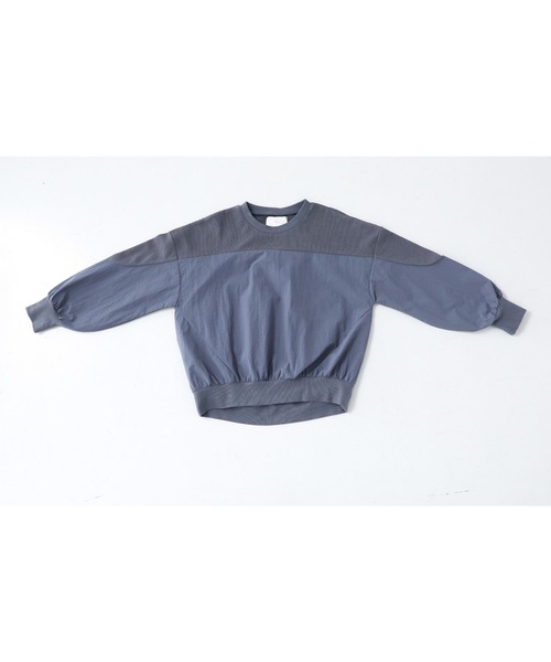 n'OrLABEL(ノアールレーベル)の「異素材切り替えプルオーバー(Tシャツ/カットソー・レディース・ブルー/チャコール/アイボリー・2/1)」の22枚目の写真
