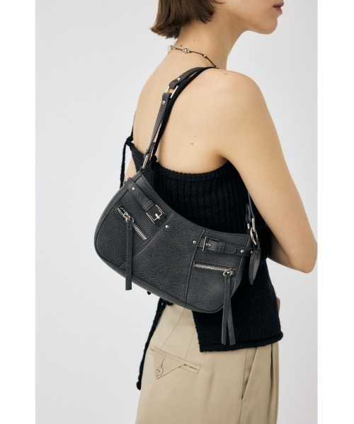 MOUSSY（マウジー）の「KEY CHAIN COMBI バッグ（ショルダーバッグ・レディース・グレー/ホワイト/ブラウン/ピンク・FREE）」の15枚目の写真