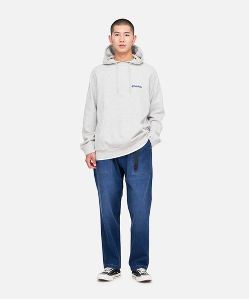Gramicci(グラミチ)の「STRETCH DENIM LOOSE TAPERED RIDGE PANT|ストレッチデニムルーズテーパードリッジパンツ(デニムパンツ・メンズ・インディゴブルー/ダークインディゴブルー/ワンウォッシュ・S/M/L/XL/XS/XXL)」の5枚目の写真