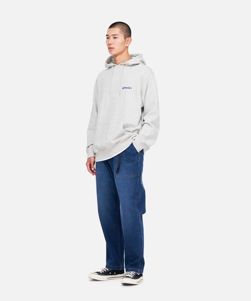 Gramicci(グラミチ)の「STRETCH DENIM LOOSE TAPERED RIDGE PANT|ストレッチデニムルーズテーパードリッジパンツ(デニムパンツ・メンズ・インディゴブルー/ダークインディゴブルー/ワンウォッシュ・S/M/L/XL/XS/XXL)」の6枚目の写真