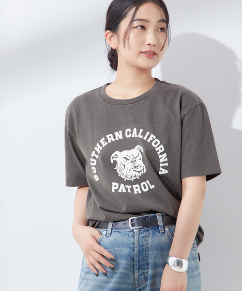 MIXTA(ミクスタ)の「【MIXTA/ミクスタ】SO CAL DOG CREW T-SHITS:Tシャツ(Tシャツ/カットソー・レディース・ブラック/アイボリー/ネイビー・MEDIUM)」の18枚目の写真