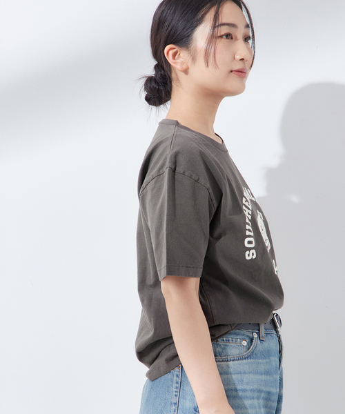 MIXTA(ミクスタ)の「【MIXTA/ミクスタ】SO CAL DOG CREW T-SHITS:Tシャツ(Tシャツ/カットソー・レディース・ブラック/アイボリー/ネイビー・MEDIUM)」の19枚目の写真