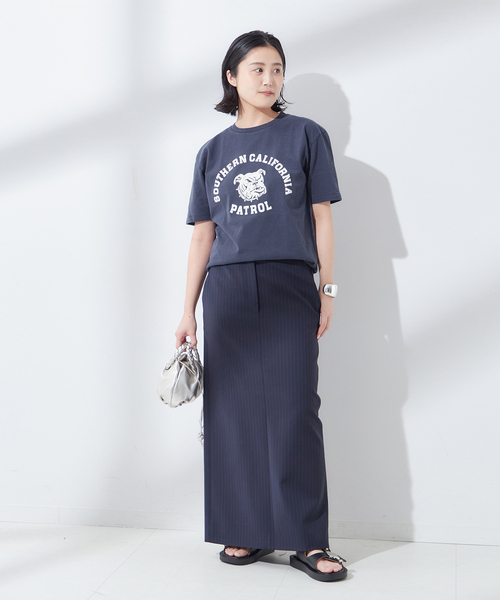 MIXTA(ミクスタ)の「【MIXTA/ミクスタ】SO CAL DOG CREW T-SHITS:Tシャツ(Tシャツ/カットソー・レディース・ブラック/アイボリー/ネイビー・MEDIUM)」の11枚目の写真