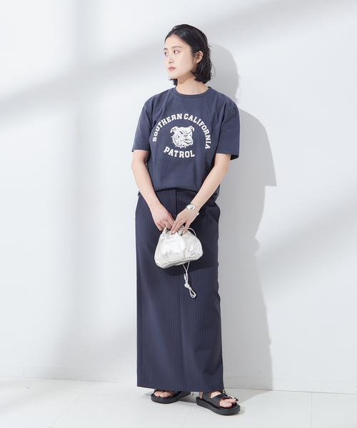 MIXTA(ミクスタ)の「【MIXTA/ミクスタ】SO CAL DOG CREW T-SHITS:Tシャツ(Tシャツ/カットソー・レディース・ブラック/アイボリー/ネイビー・MEDIUM)」の14枚目の写真
