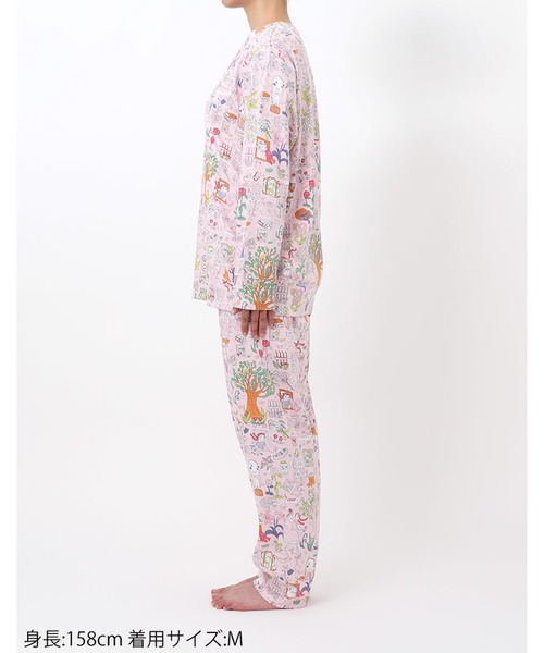 tsumori chisato SLEEP（ツモリチサト スリープ）の「綿100%(本体)　パジャマ　長袖　長ズボン（ルームウェア/パジャマ・レディース・イエロー系その他/ピンク系その他/ホワイト系その他・M/L/S）」の5枚目の写真