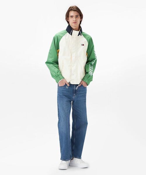 tommy jeans(トミー ジーンズ)の「カラーブロックジャケット(ナイロンジャケット・メンズ・ネイビー/ホワイト・MEDIUM/X-LARGE/SMALL/LARGE)」の4枚目の写真