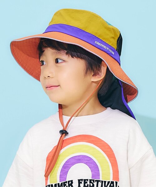 F.O.KIDS（エフオーキッズ）の「アウトドアハット（ハット・キッズ・カーキ/その他11/その他12/チャコール・50/52/54/56）」の2枚目の写真