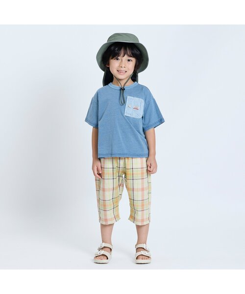 F.O.KIDS（エフオーキッズ）の「アウトドアハット（ハット・キッズ・カーキ/その他11/その他12/チャコール・50/52/54/56）」の5枚目の写真