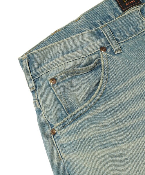 BEAMS　Lee別注101クラッシュデニム 新品 BEAMS（ビームス）【別注】Lee / 101 クラッシュ デニムパンツ