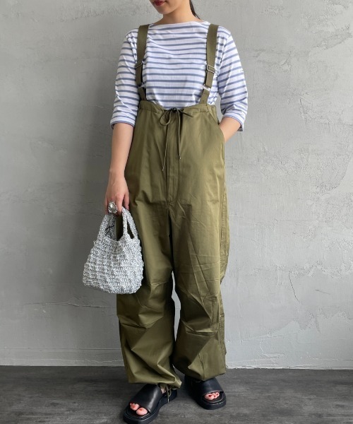 ORCIVAL（オーシバル）の「[ORCIVAL/オーシバル] ボートネック 5分袖カットソー（Tシャツ/カットソー・レディース・ブラック/グレー/ホワイト/ピンク/ラベンダー・2）」の9枚目の写真