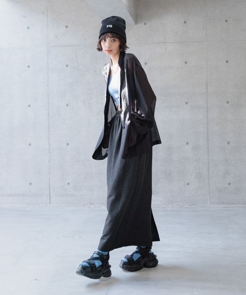 PAGEBOY（ページボーイ）の「シアージャケット（テーラードジャケット・レディース・ホワイト/ブラック/ブルー・FREE）」の11枚目の写真