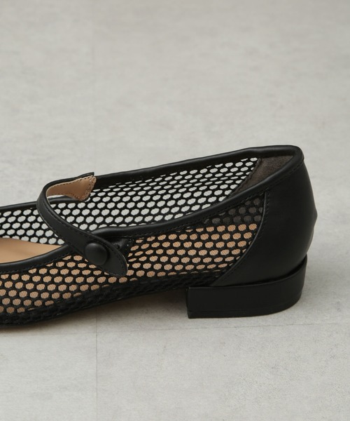 NANO universe(ナノユニバース)の「メッシュフラットパンプス(パンプス・レディース・ベージュ/ブラック・36/37/38)」の7枚目の写真