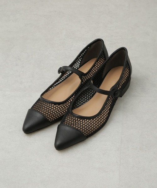 NANO universe(ナノユニバース)の「メッシュフラットパンプス(パンプス・レディース・ベージュ/ブラック・36/37/38)」の9枚目の写真