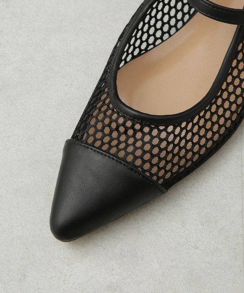 NANO universe(ナノユニバース)の「メッシュフラットパンプス(パンプス・レディース・ベージュ/ブラック・36/37/38)」の11枚目の写真