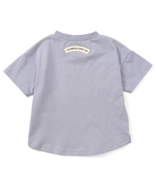 BIT'Z(ビッツ)の「果物と野菜ロゴアップリケ&ストロングな動物プリント半袖Tシャツ(Tシャツ/カットソー・キッズ・ピンク/ラベンダー・90/100/110/120/80/95)」の4枚目の写真