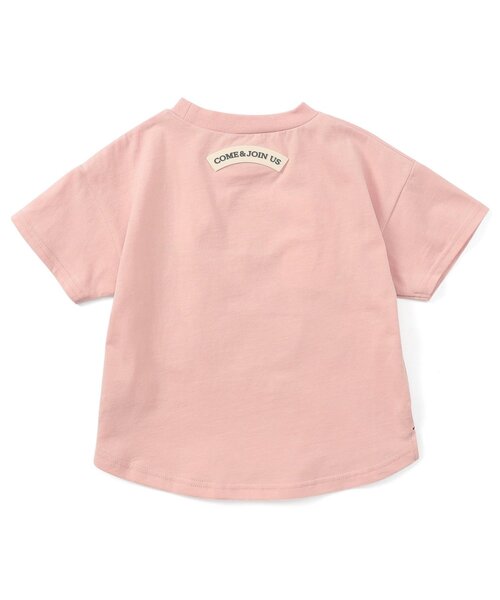 BIT'Z(ビッツ)の「果物と野菜ロゴアップリケ&ストロングな動物プリント半袖Tシャツ(Tシャツ/カットソー・キッズ・ピンク/ラベンダー・90/100/110/120/80/95)」の5枚目の写真