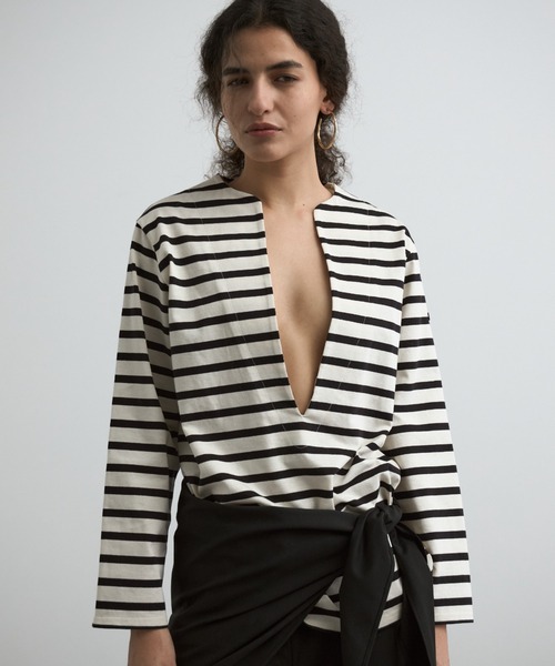 CREDONA（クレドナ）の「SWAY SCARF PANTS/スウェイスカーフパンツ（スラックス・レディース・ブラック/チャコールグレー/ブラウン・0/1）」の12枚目の写真