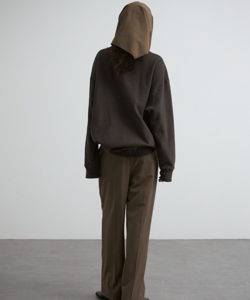 CREDONA（クレドナ）の「SWAY SCARF PANTS/スウェイスカーフパンツ（スラックス・レディース・ブラック/チャコールグレー/ブラウン・0/1）」の20枚目の写真