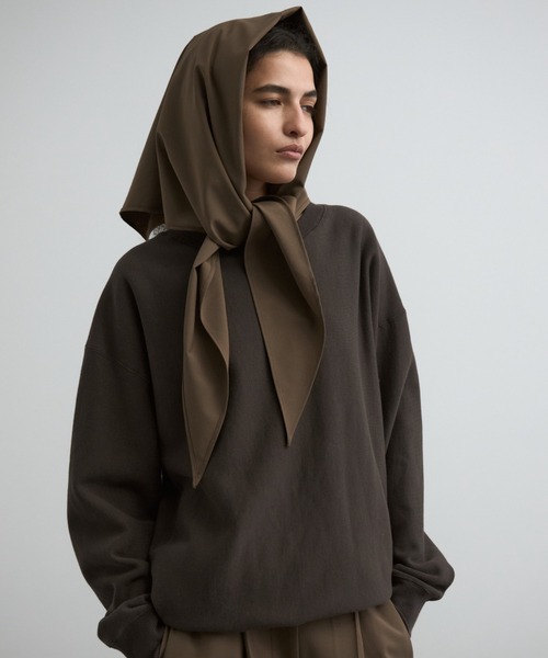 CREDONA（クレドナ）の「SWAY SCARF PANTS/スウェイスカーフパンツ（スラックス・レディース・ブラック/チャコールグレー/ブラウン・0/1）」の21枚目の写真