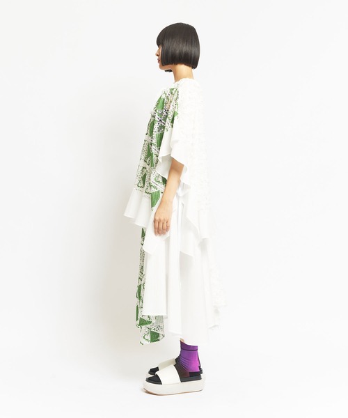 ブラウス シャツ ブッシ―カットJQ　ラッフルキトン レディース セール】ブッシ―カットJQ ラッフルキトン（シャツ/ブラウス