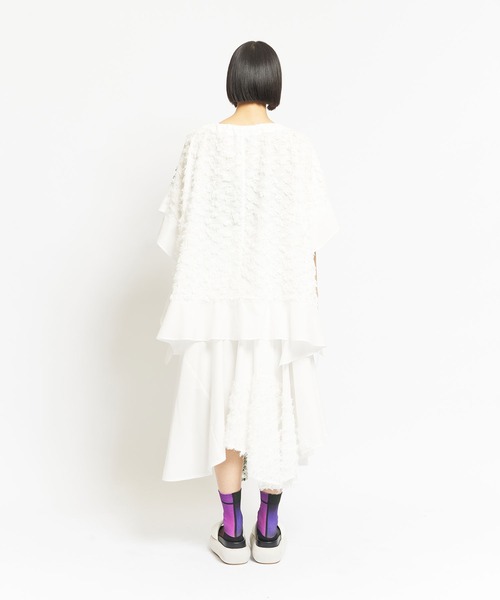 ブラウス シャツ ブッシ―カットJQ　ラッフルキトン レディース セール】ブッシ―カットJQ ラッフルキトン（シャツ/ブラウス