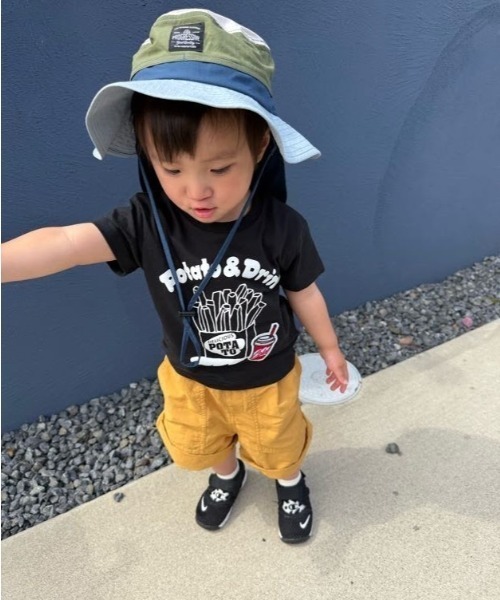 Kids Foret（キッズフォーレ）の「配色撥水ハット・帽子（ハット・キッズ・その他1/その他3・50/52/54/56）」の4枚目の写真