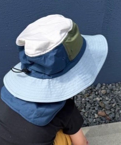 Kids Foret（キッズフォーレ）の「配色撥水ハット・帽子（ハット・キッズ・その他1/その他3・50/52/54/56）」の5枚目の写真