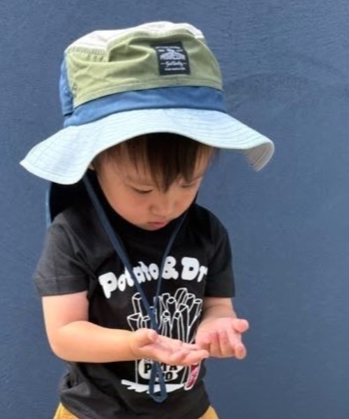 Kids Foret（キッズフォーレ）の「配色撥水ハット・帽子（ハット・キッズ・その他1/その他3・50/52/54/56）」の7枚目の写真