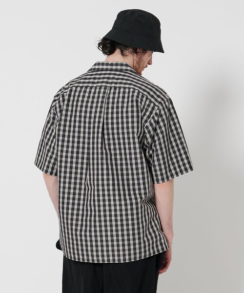 Steven Alan（スティーブンアラン）の「＜Steven Alan＞ TC ウォッシュド チェック ALINE LOOSE CASUAL BOX（シャツ/ブラウス・メンズ・オフホワイト/ブラック・S/M/L/XL）」の5枚目の写真