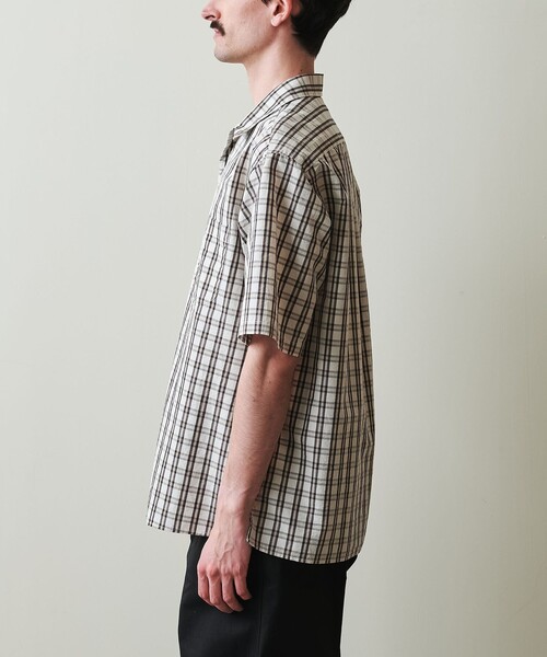 Steven Alan（スティーブンアラン）の「＜Steven Alan＞ TC ウォッシュド チェック ALINE LOOSE CASUAL BOX（シャツ/ブラウス・メンズ・オフホワイト/ブラック・S/M/L/XL）」の12枚目の写真