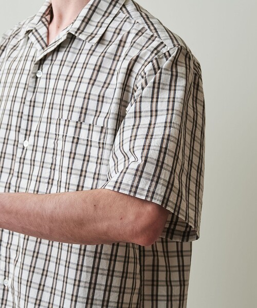 Steven Alan＞ TC ウォッシュド チェック ALINE LOOSE CASUAL