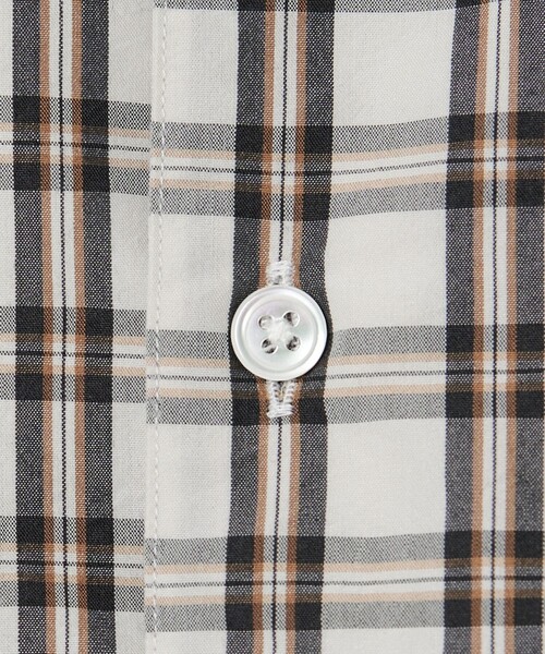 Steven Alan（スティーブンアラン）の「＜Steven Alan＞ TC ウォッシュド チェック ALINE LOOSE CASUAL BOX（シャツ/ブラウス・メンズ・オフホワイト/ブラック・S/M/L/XL）」の22枚目の写真