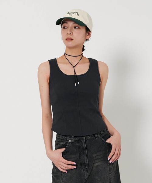 BEAUTY&YOUTH UNITED ARROWS - 専用LEINWANDEトップス セール】コットン フロントラウンド ブラタンクトップ（タンク